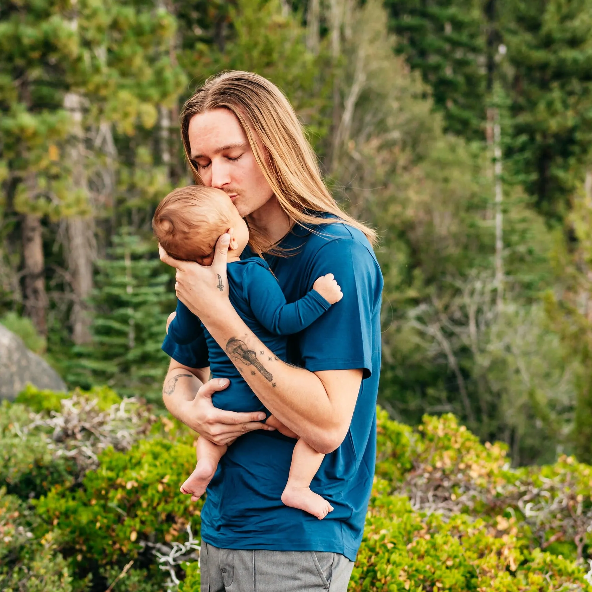 Long Sleeve Bodysuit in Tahoe