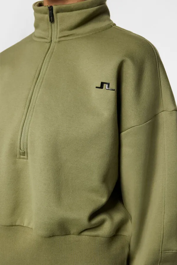 Lucia Zip Mock Neck