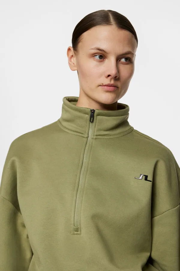 Lucia Zip Mock Neck