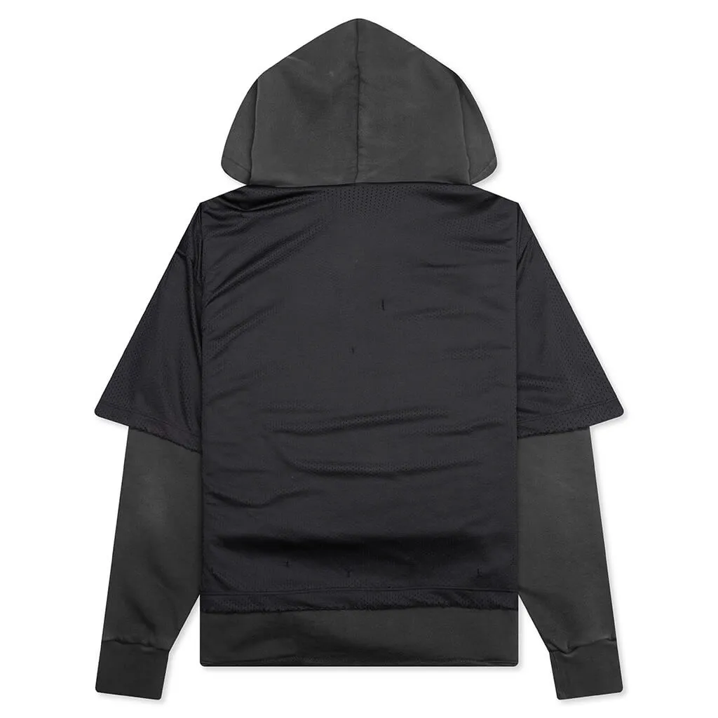MA Star Mesh Hoodie - Black