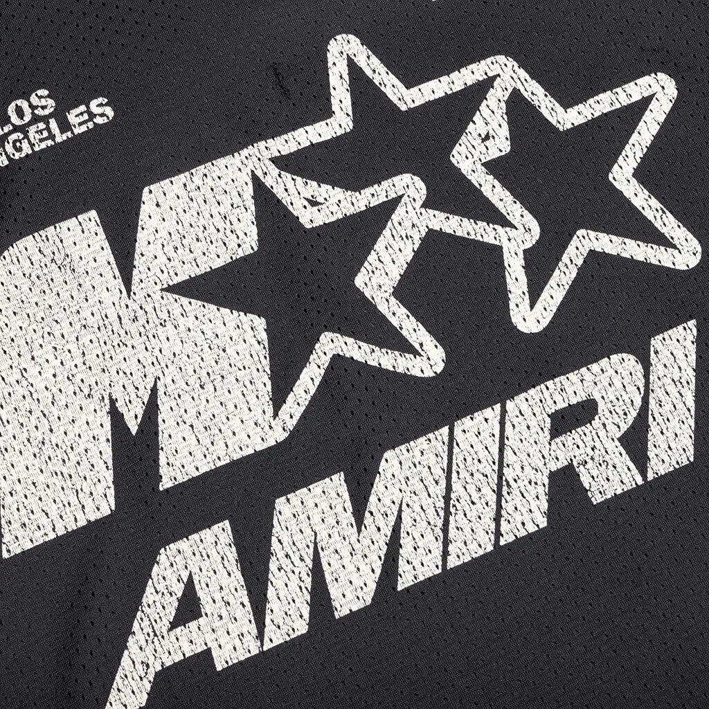 MA Star Mesh Hoodie - Black