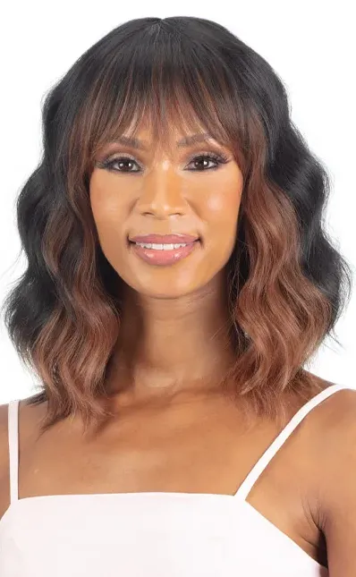 Mayde Beauty Mocha Series 100% Human Hair & Premium Fiber Blend Wig - Delight