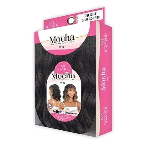 Mayde Beauty Mocha Series 100% Human Hair & Premium Fiber Blend Wig - Delight