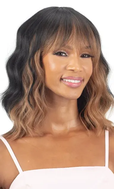 Mayde Beauty Mocha Series 100% Human Hair & Premium Fiber Blend Wig - Delight