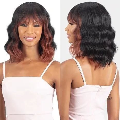 Mayde Beauty Mocha Series 100% Human Hair & Premium Fiber Blend Wig - Delight