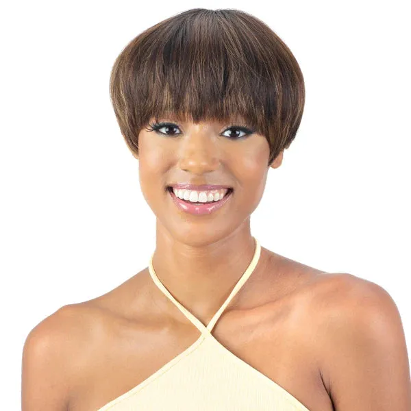 Mayde Beauty Mocha Series 100% Human Hair Blend Pixie Style Wig - Bonbon
