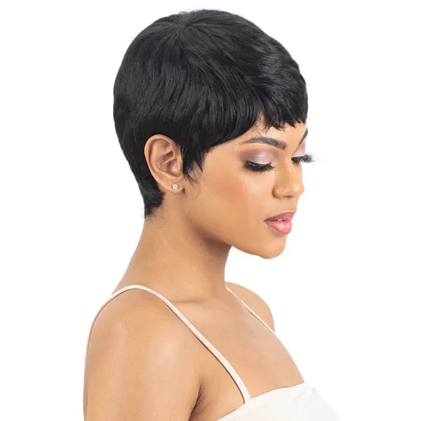 Mayde Beauty Mocha Series 100% Human Hair Blend Pixie Style Wig - Devotion