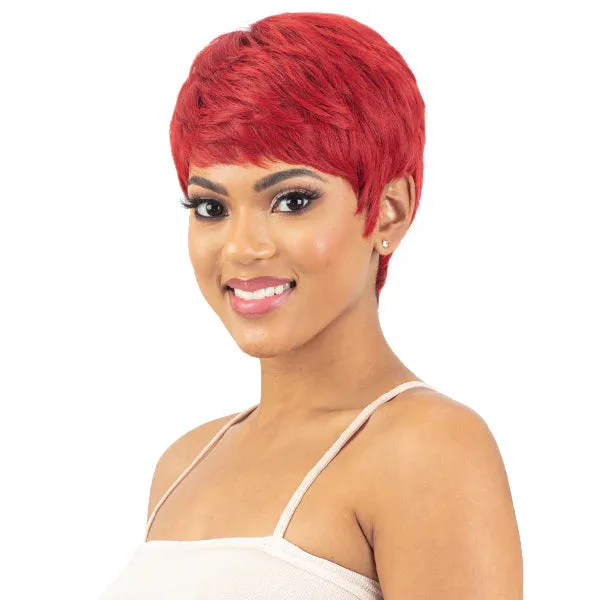 Mayde Beauty Mocha Series 100% Human Hair Blend Pixie Style Wig - Devotion