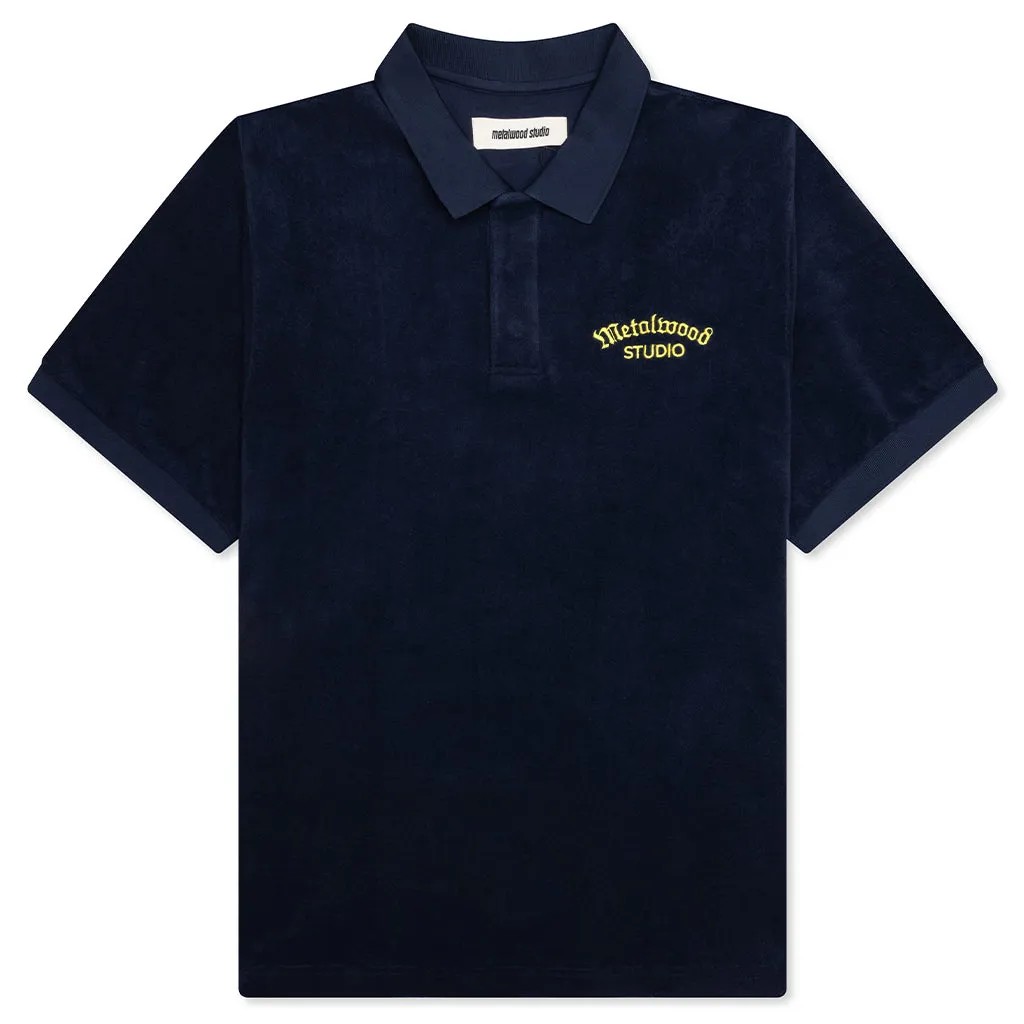Medieval Terry Polo - Navy