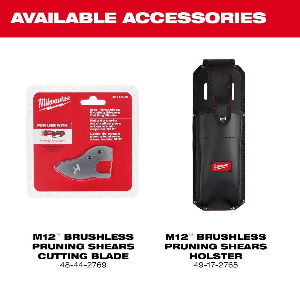 Milwaukee 2534-20 - M12™ Brushless Pruning Shears