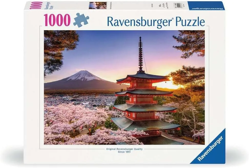 Mount Fuji Cherry Blossom View 1000pc Puzzle
