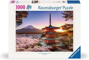 Mount Fuji Cherry Blossom View 1000pc Puzzle