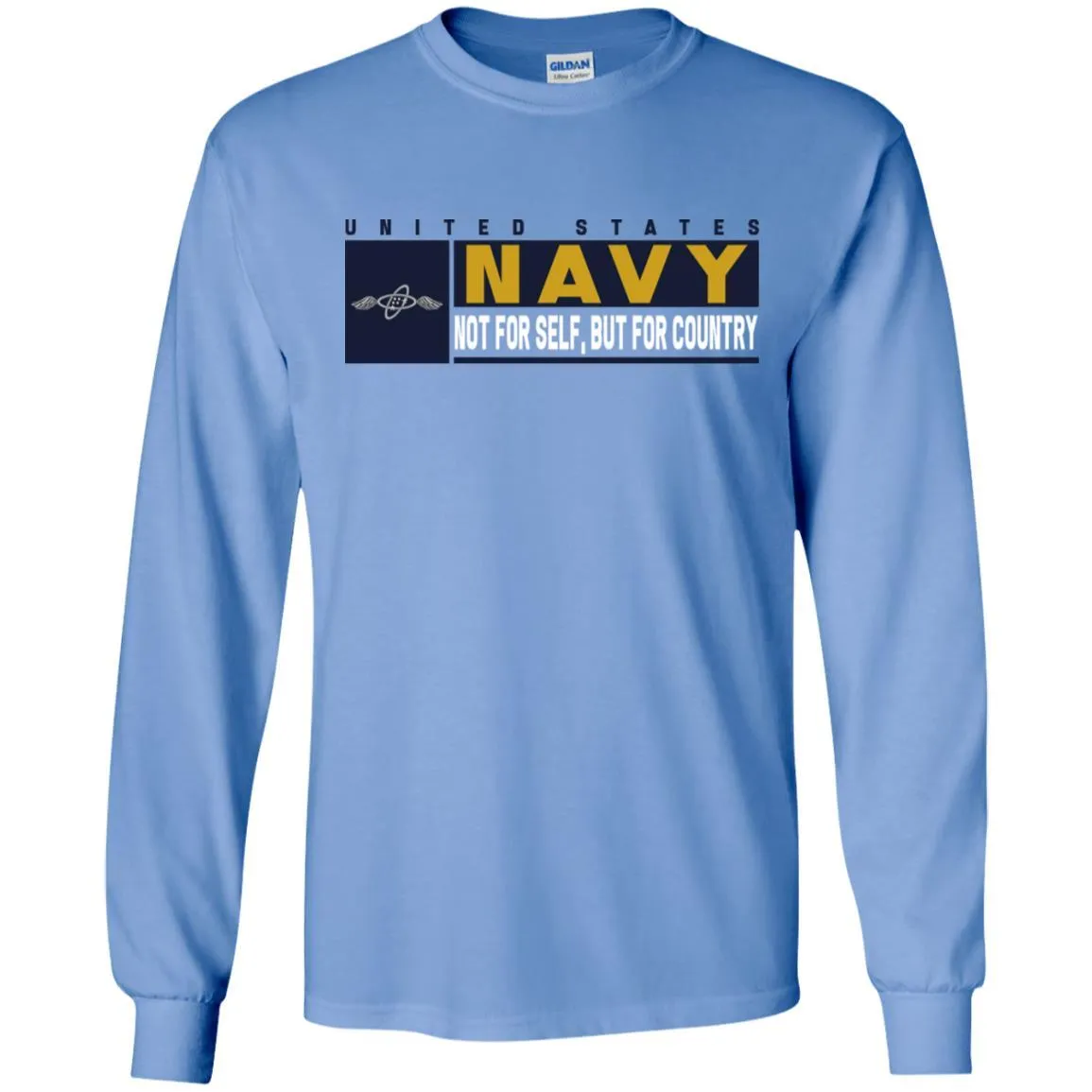 Navy Aviation Electronics Technician Navy AT- Not for self Long Sleeve - Pullover Hoodie