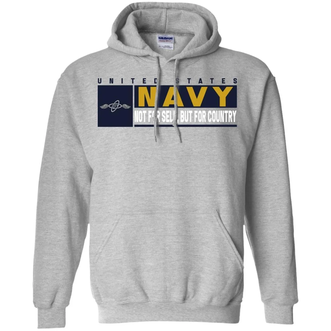 Navy Aviation Electronics Technician Navy AT- Not for self Long Sleeve - Pullover Hoodie