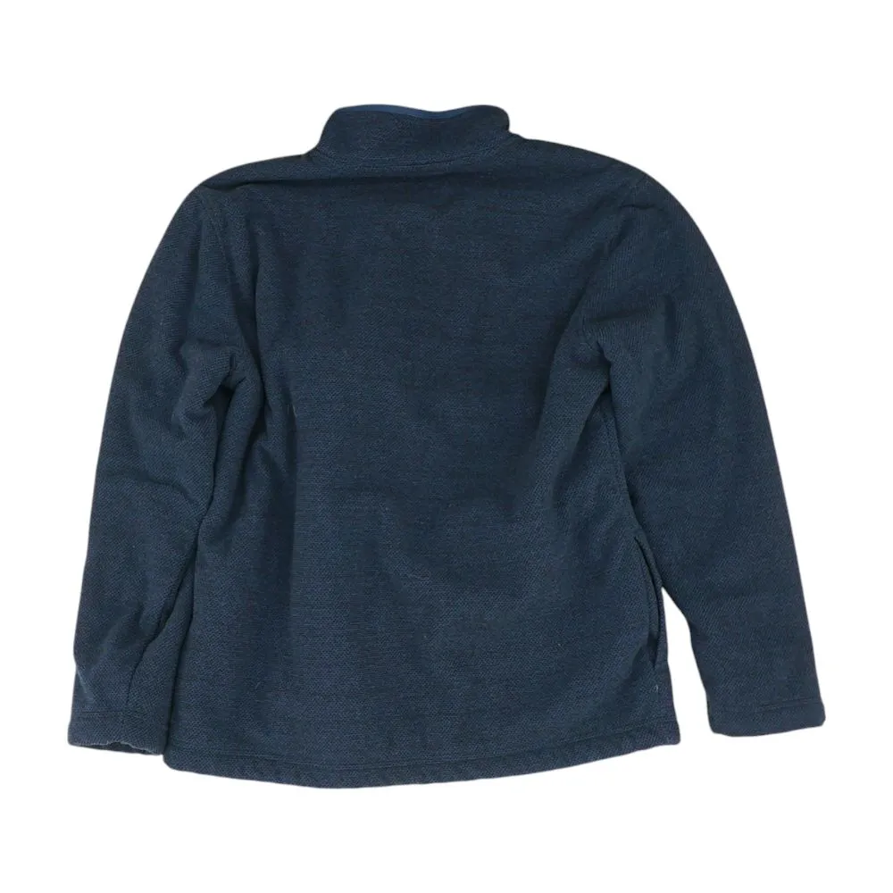 Navy Solid 1/4 Zip Pullover