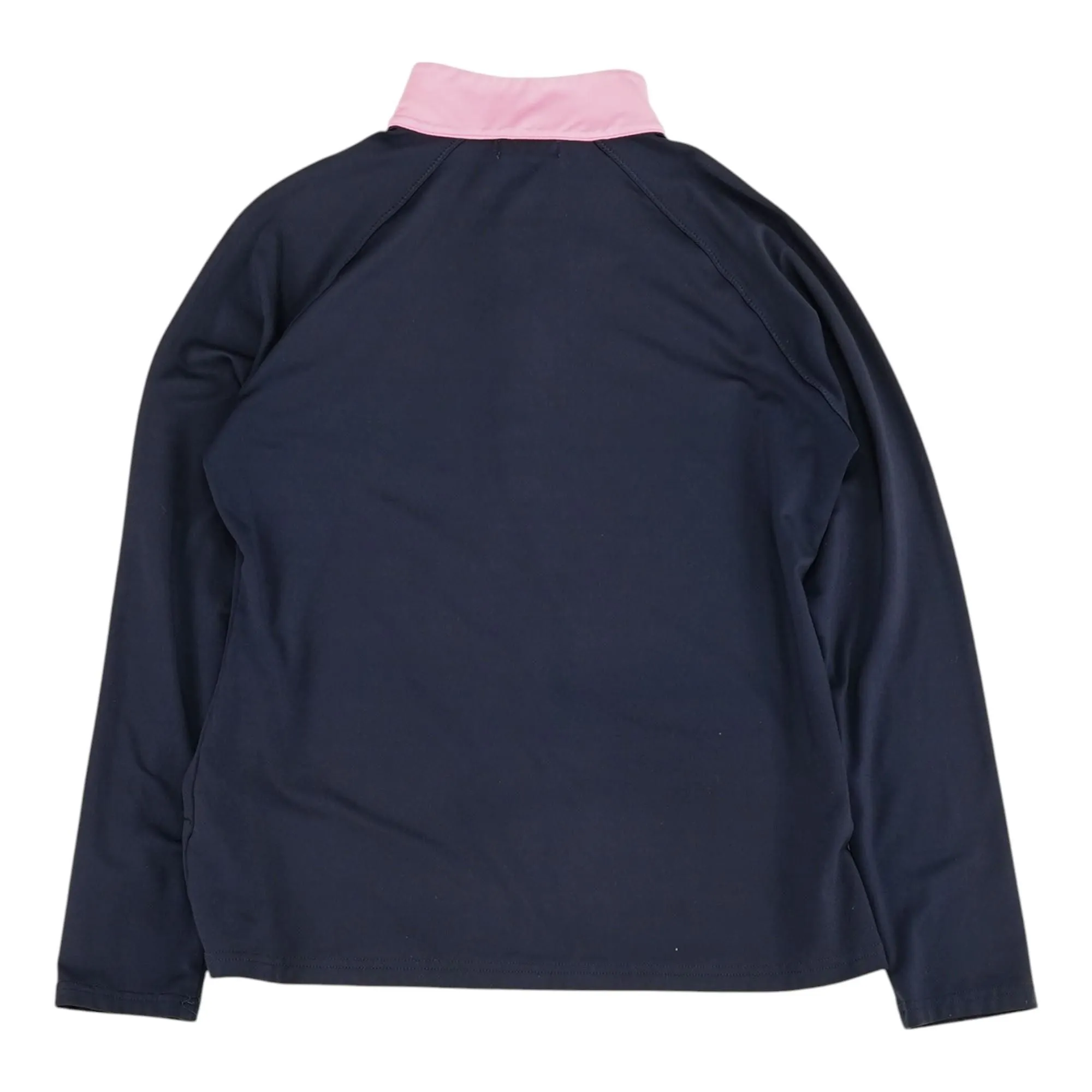 Navy Solid 1/4 Zip Pullover