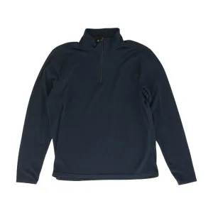 Navy Solid 1/4 Zip Pullover