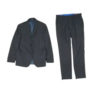 Navy Solid 2pc Suit