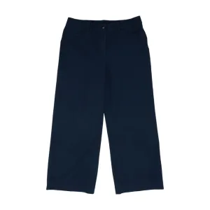 Navy Solid Active Pants
