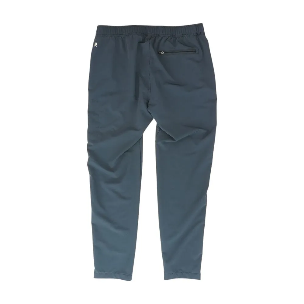 Navy Solid Active Pants