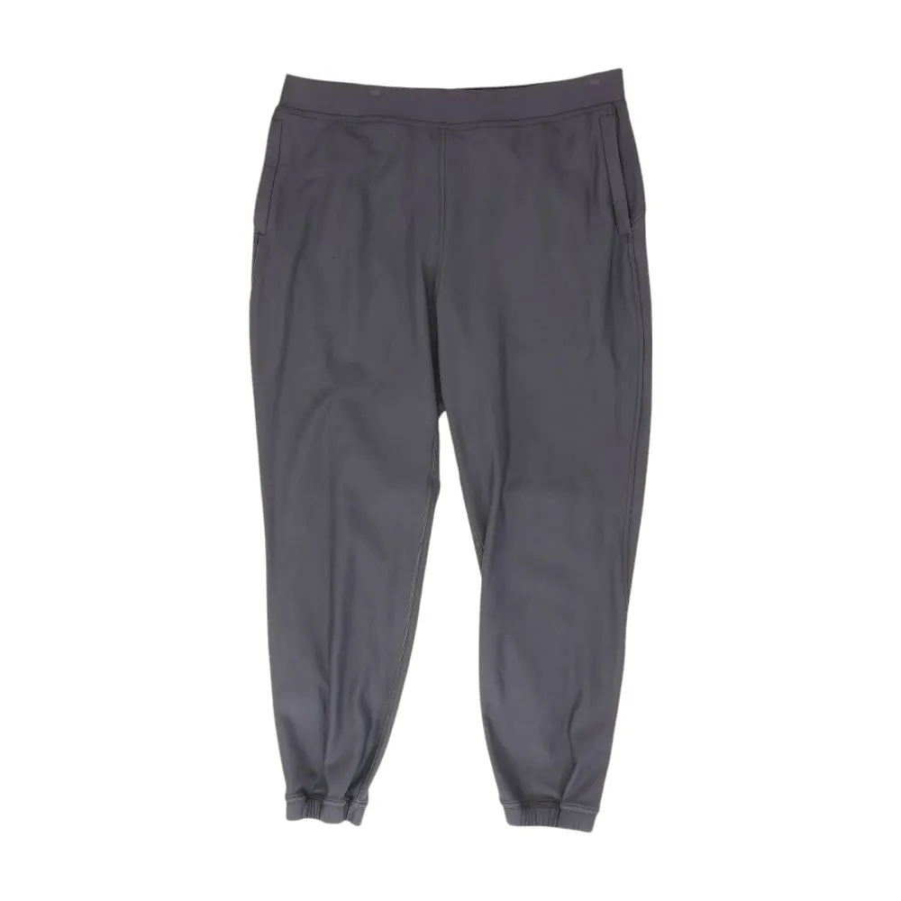 Navy Solid Active Pants