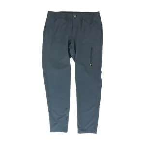 Navy Solid Active Pants