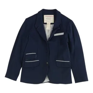 Navy Solid Blazer