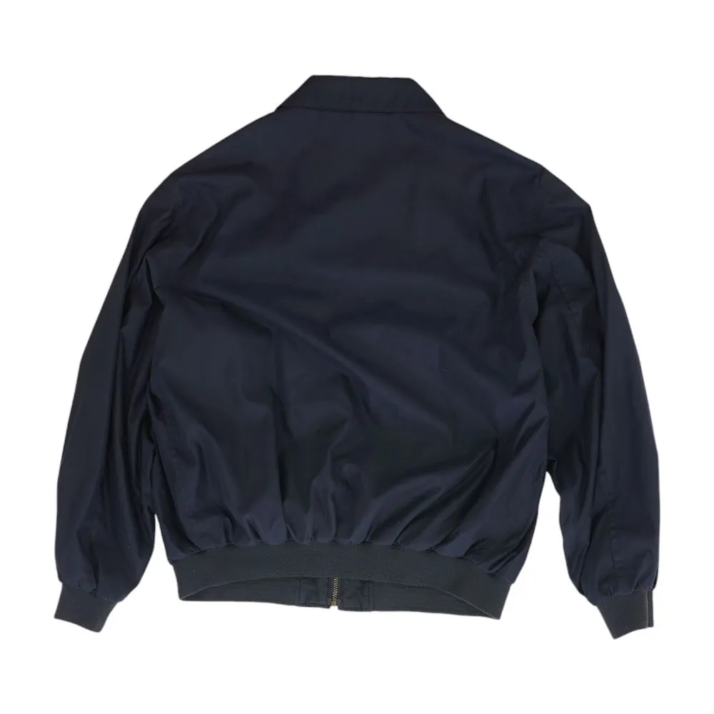 Navy Solid Bomber Jacket