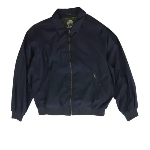 Navy Solid Bomber Jacket