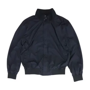Navy Solid Bomber Jacket