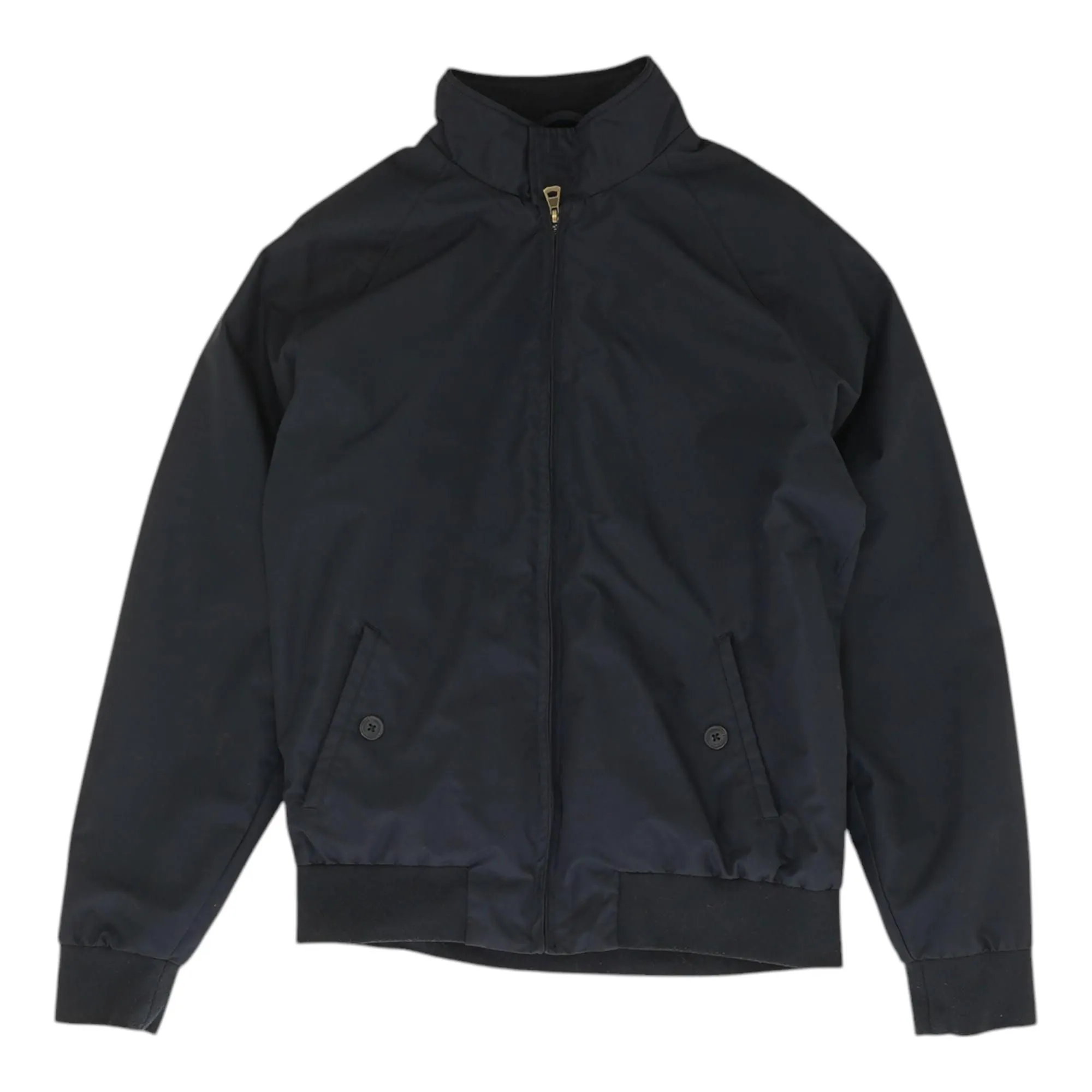 Navy Solid Bomber Jacket