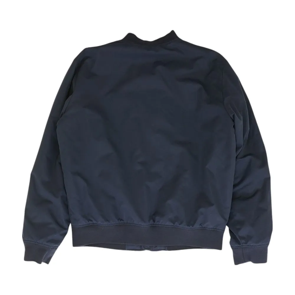 Navy Solid Bomber Jacket