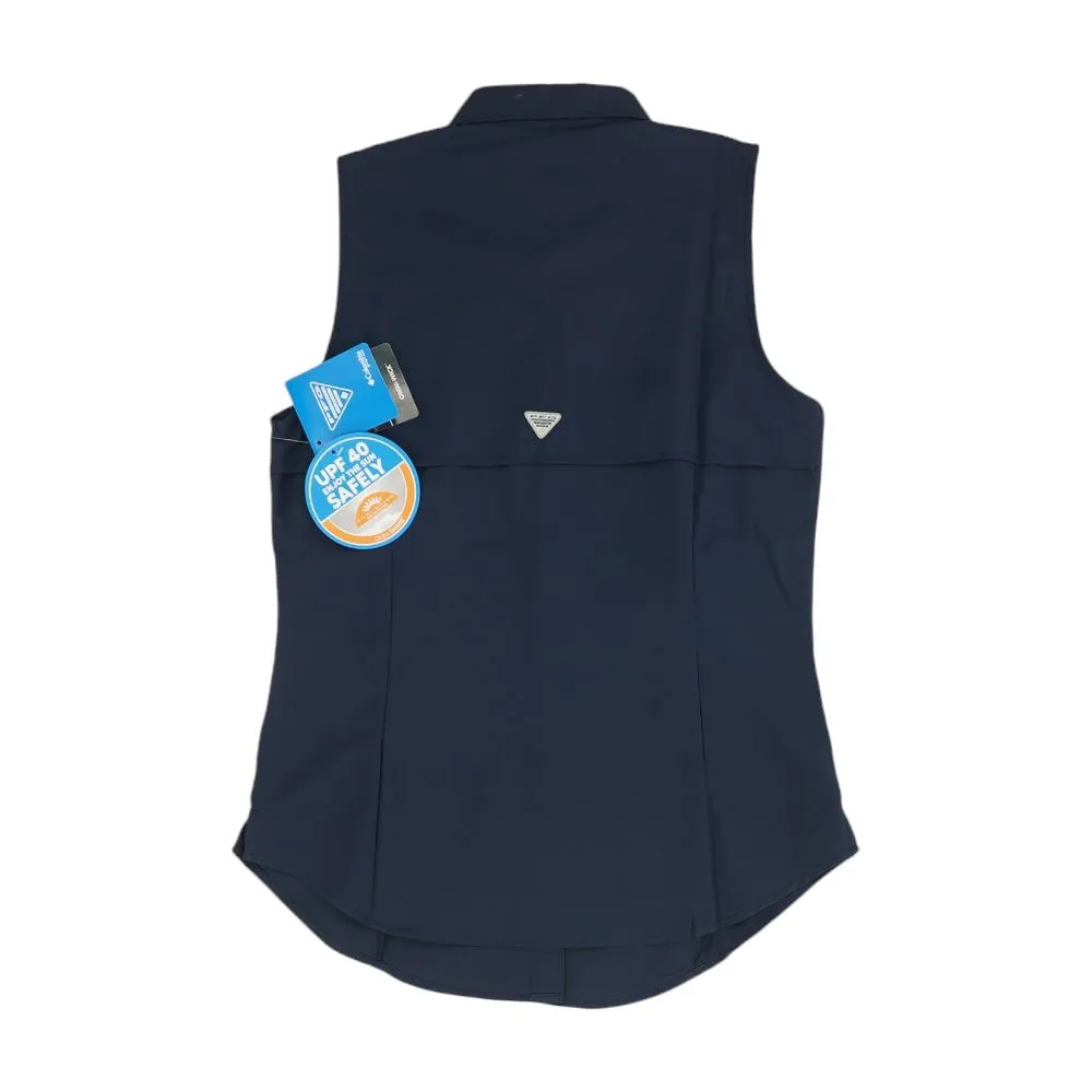 Navy Solid Button Down