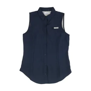Navy Solid Button Down