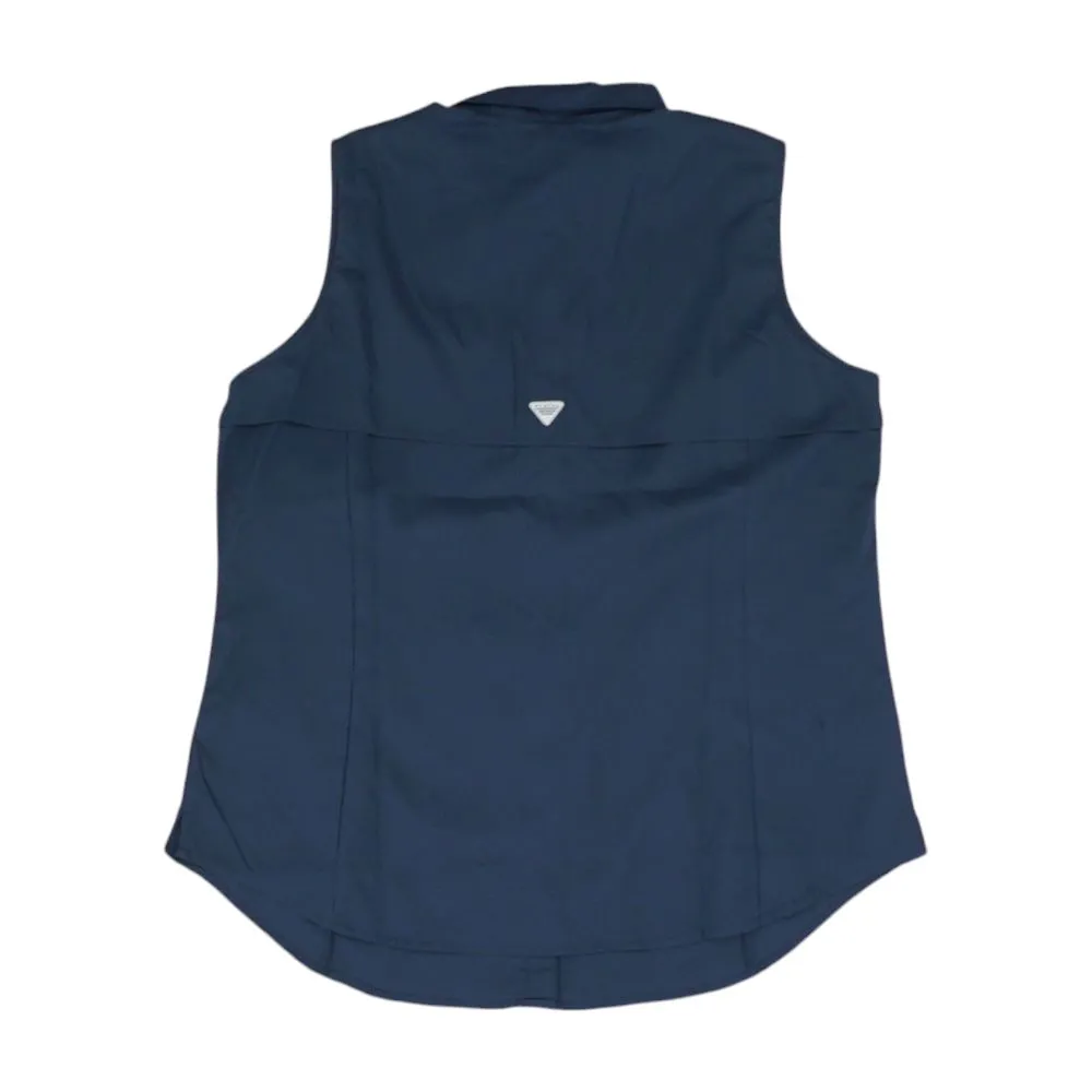 Navy Solid Button Down