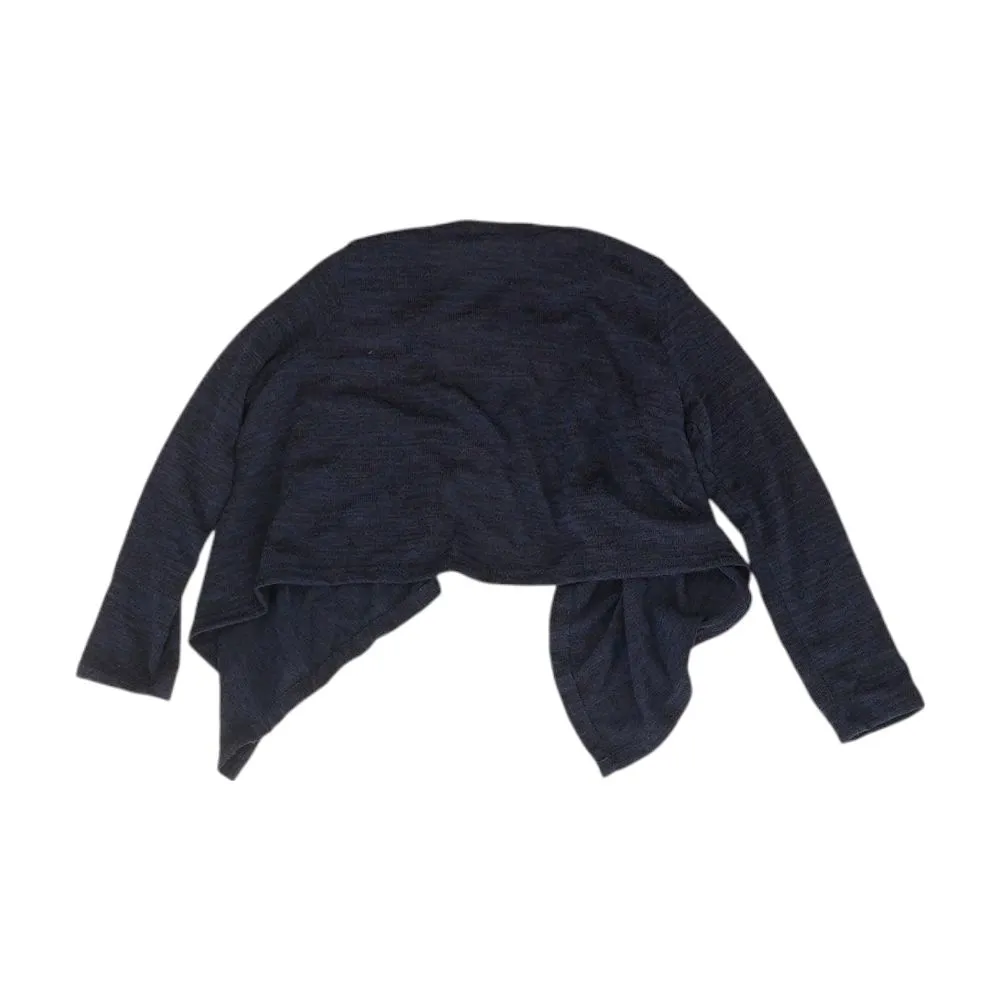 Navy Solid Cardigan Sweater