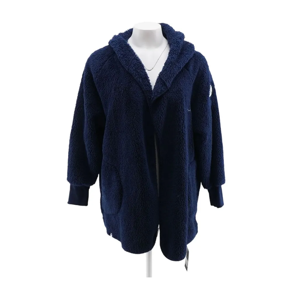 Navy Solid Cardigan Sweater