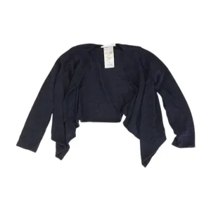 Navy Solid Cardigan Sweater