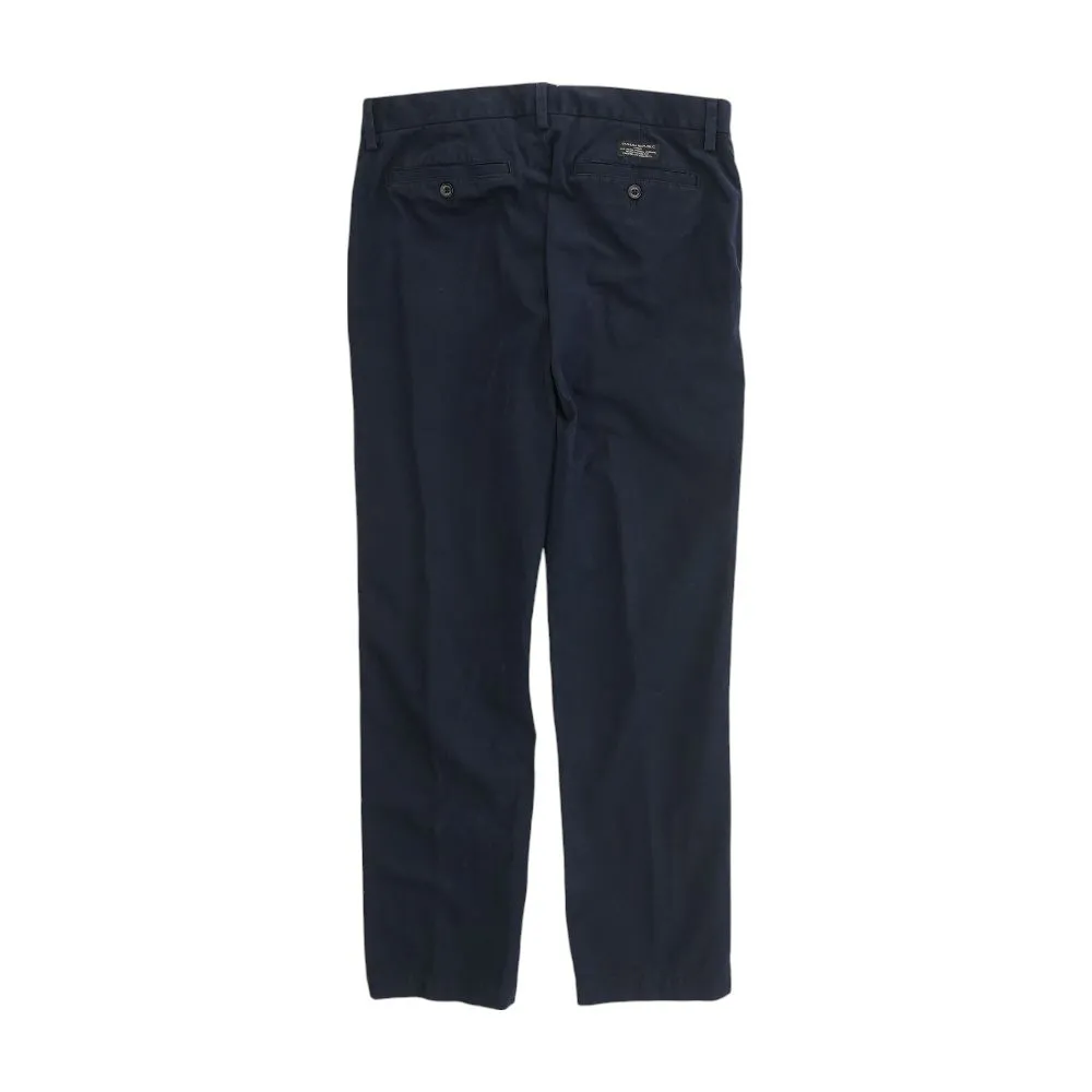 Navy Solid Chino Pants