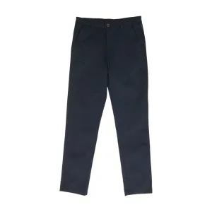 Navy Solid Chino Pants