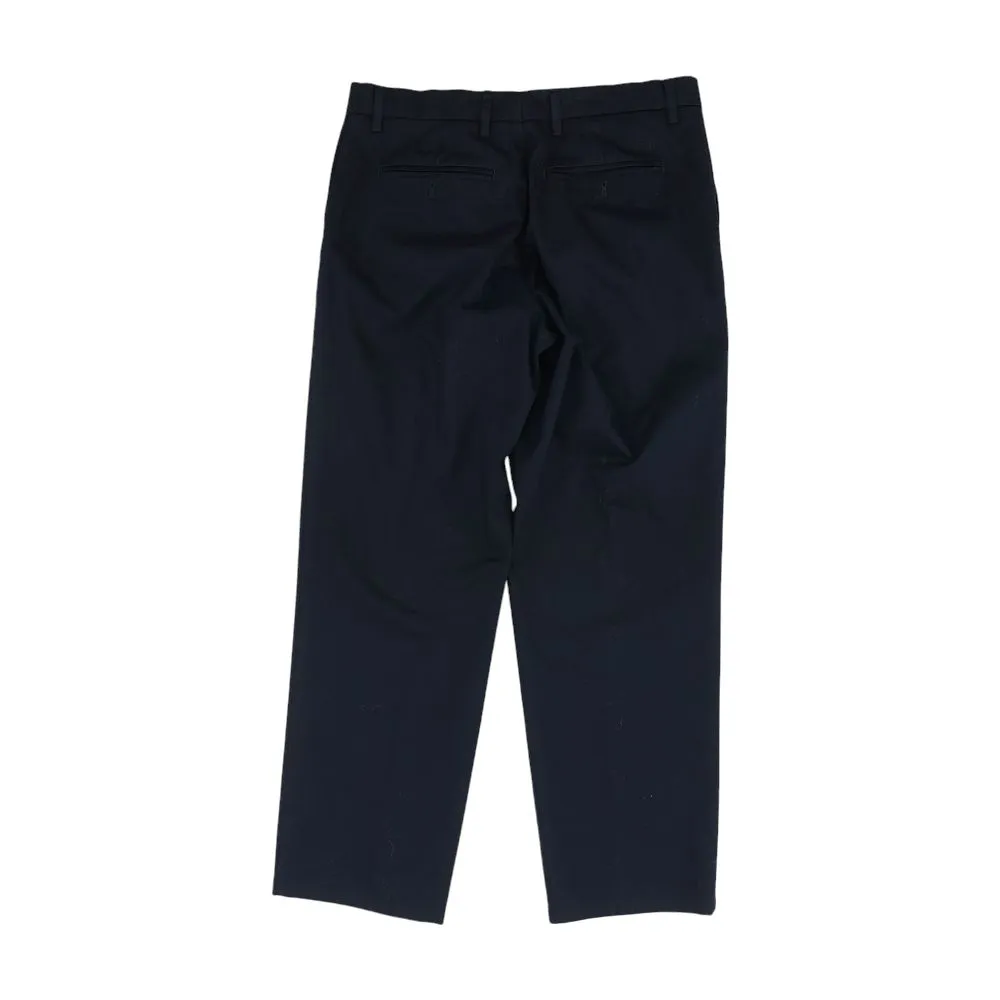Navy Solid Chino Pants