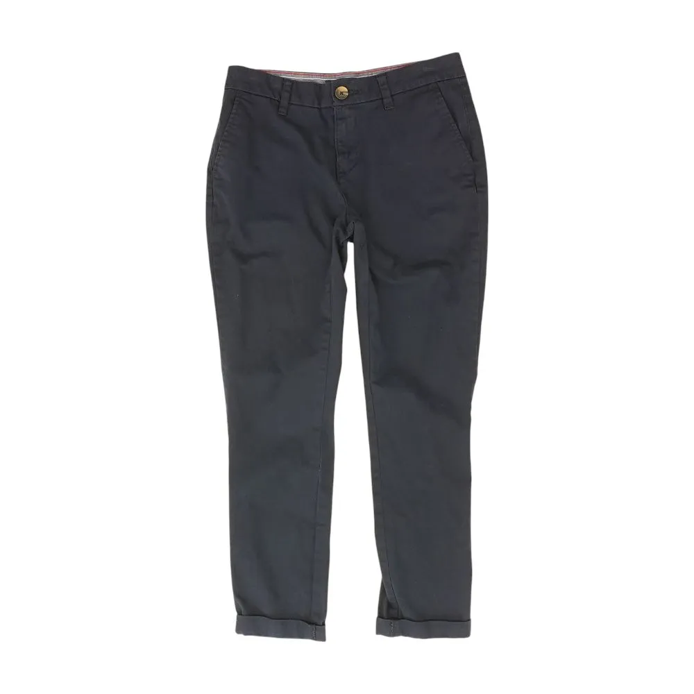 Navy Solid Chino Pants