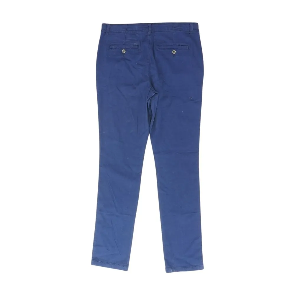 Navy Solid Chino Pants