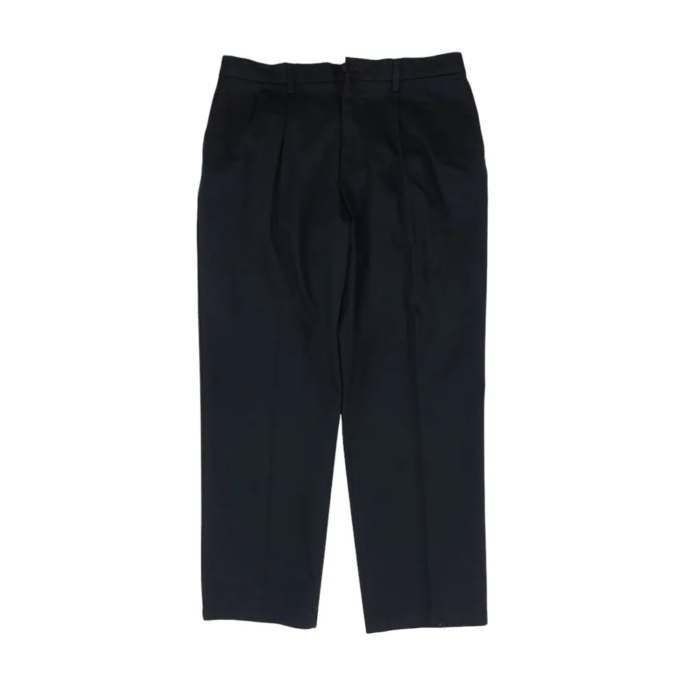 Navy Solid Chino Pants