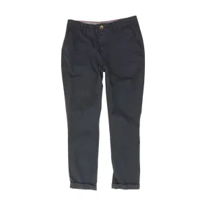 Navy Solid Chino Pants