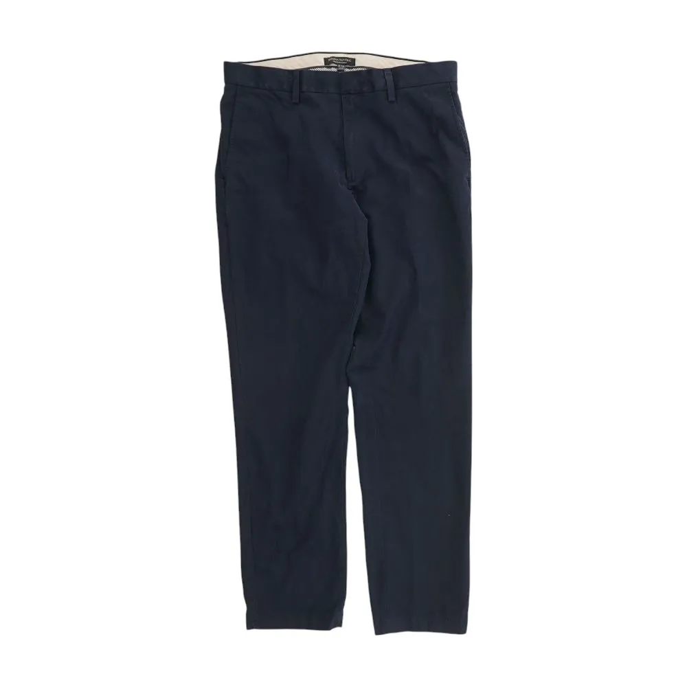 Navy Solid Chino Pants