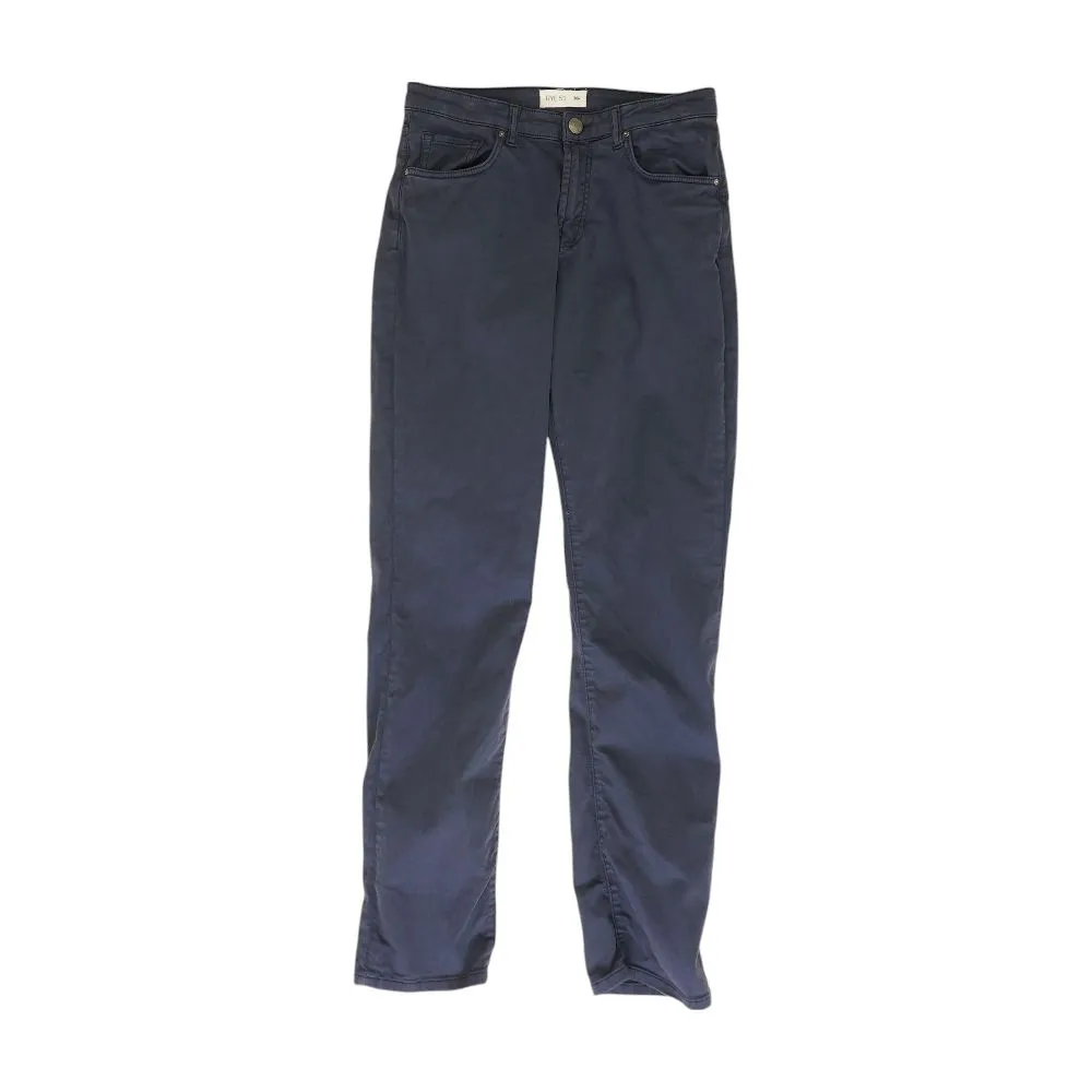 Navy Solid Chino Pants