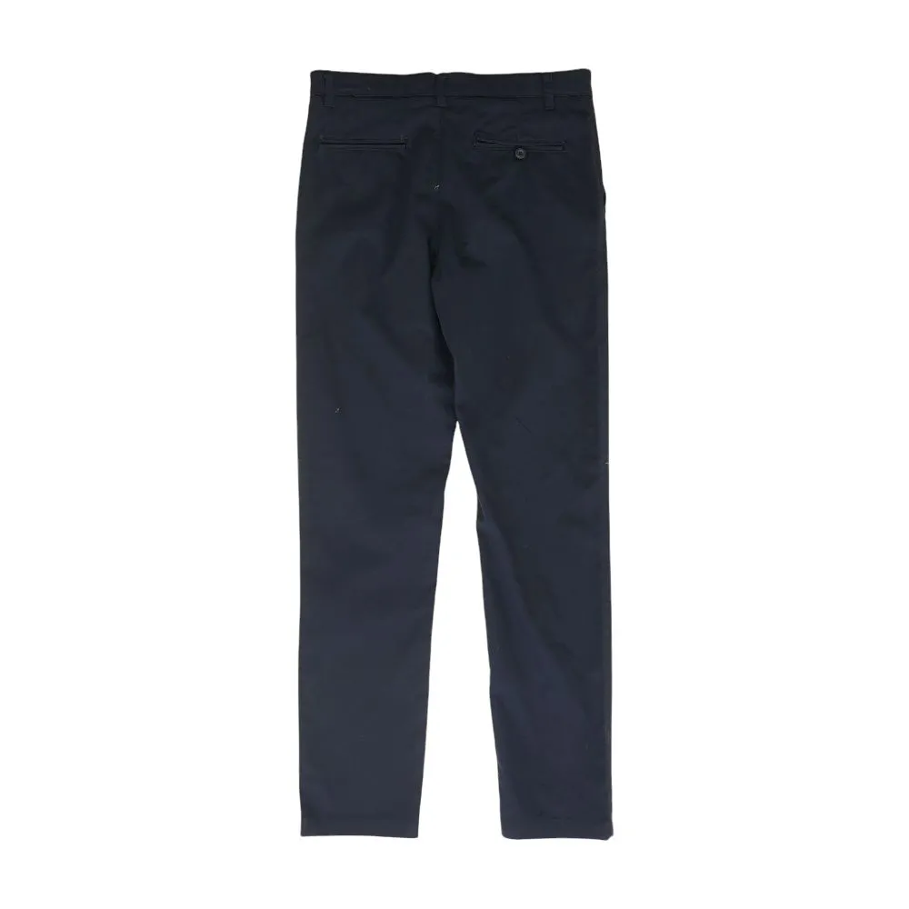 Navy Solid Chino Pants