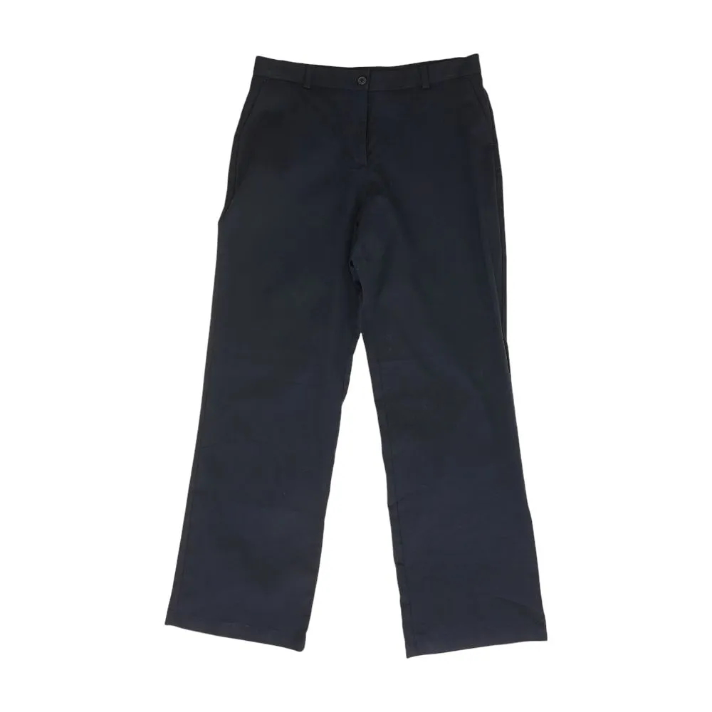 Navy Solid Chino Pants