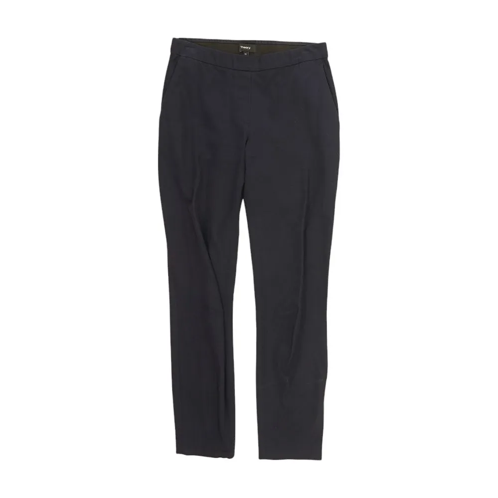Navy Solid Chino Pants